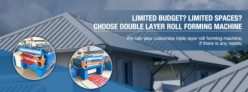 rolo da folha do telhado que forma a máquina