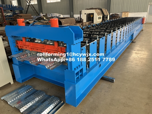 Máquina de moldagem de rolos de piso controlada por PLC 400 mm H Estrutura de aço de viga 1220 mm de largura