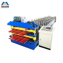 5 Rib Trapezoidal Roof Panel Roll Forming Machine Electric Shearing System