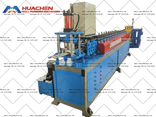 Motor de cadeia automático completo fecho de porta moldura máquina de rolamento para 380V 50Hz 3Fases de aço moldura Purlin