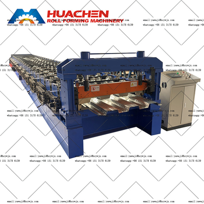 Máquina de moldagem de rolos de piso de metal de aço totalmente automática com 380v 50Hz 3 fases de tensão