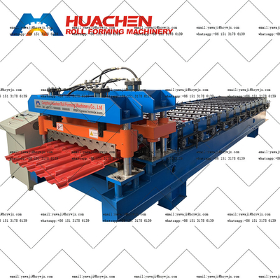 Máquina de moldagem automática de azulejos de telhado