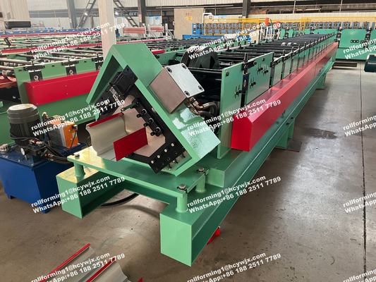 Máquina de Calha de Aço / Alumínio / Cobre para Perfis de Calhas de Água da Chuva