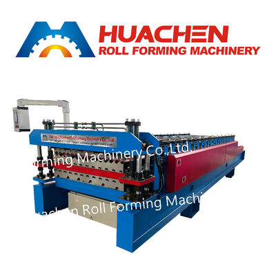 Máquina de fabricação de painéis de telhado de chapa de aço de alta qualidade / Máquina de formação de azulejos vidrados de camada dupla