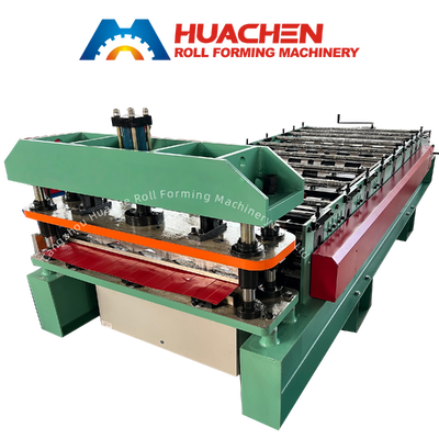 Máquina de fabricação de placas de telhado de aço metálico