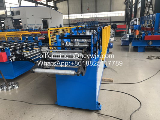 Máquina de moldagem de rolos de descida de alta precisão com material de rolos Cr12 e Delta PLC