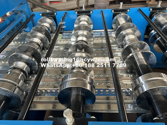 Máquina de moldagem de rolos de piso controlada por PLC 400 mm H Estrutura de aço de viga 1220 mm de largura