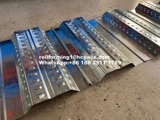 Máquina de moldagem de rolos de piso controlada por PLC 400 mm H Estrutura de aço de viga 1220 mm de largura