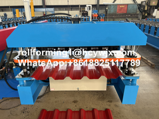 TP25/TP35/TP40 Máquina de moldagem de rolos ondulados para revestimento de telhados de 20 m/min
