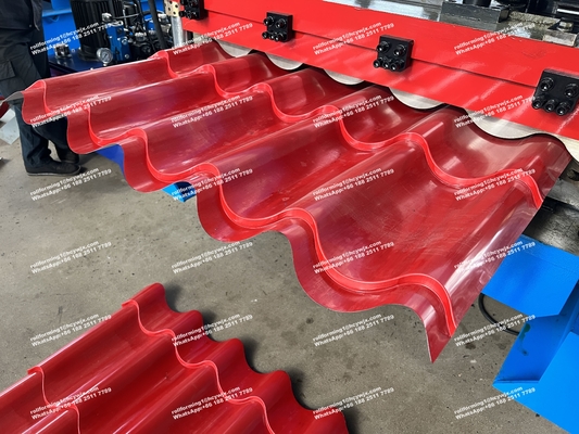 PPGI Material GI de aço de cor para máquina de moldagem de rolos de telhas vidradas