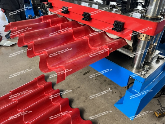 PPGI Material GI de aço de cor para máquina de moldagem de rolos de telhas vidradas