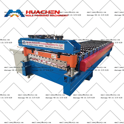 15m/min Velocidade Grande Roof Roll Forming Machine para materiais de largura 1200mm