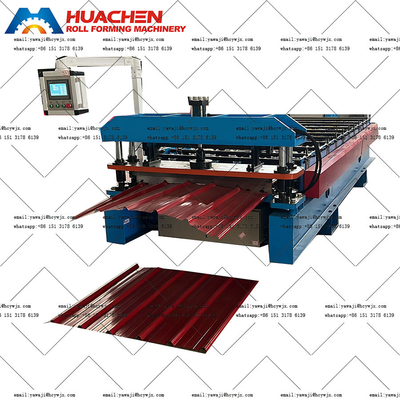 Máquina de moldagem de rolos de telhado personalizável 380v 50Hz 3 fases