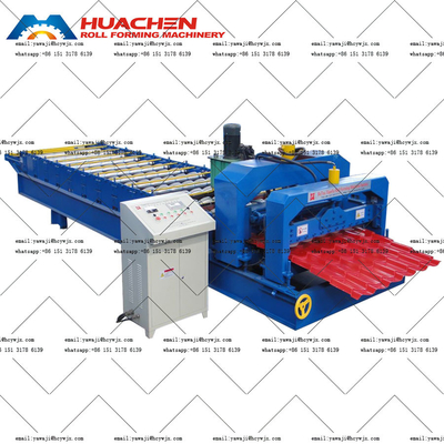 Máquina de moldagem de rolos de azulejos de alumínio para 380v 50Hz 3 fases