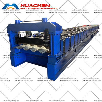 Máquina de moldagem de rolos de painéis de telhado eficiente Máquina de fabricação de folhas de telhado com velocidade de 15 m/min