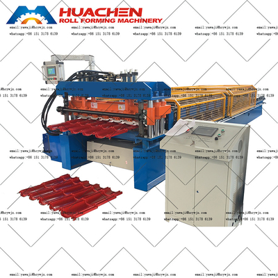 Máquina de moldagem de rolos a frio de azulejos vidrados de tipo automático de 1050 mm