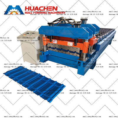 1000mm máquina de fazer azulejos de vidro de cores bonitas para PPGI / GI
