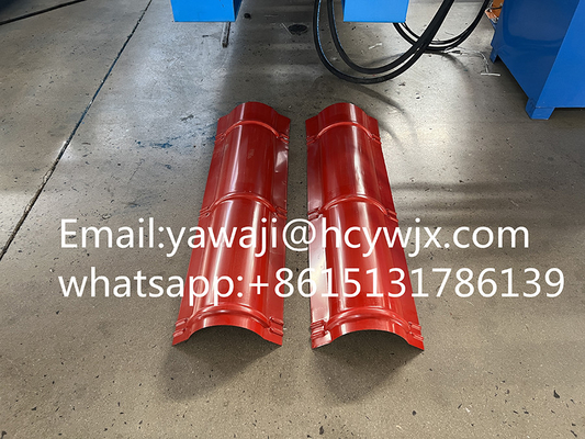 3 tampão da chapa de aço da cor da fase 400mm que forma o equipamento do formulário da máquina/rolo