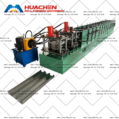 C Máquina de moldagem de rolos de purlin com punção automática