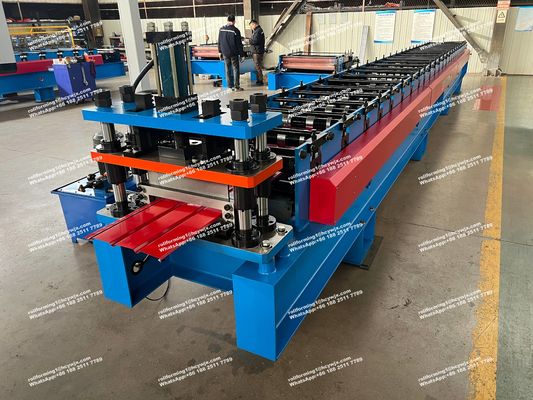 Máquina de formação de rolos de painéis de parede da Georgia para edifícios metálicos comerciais