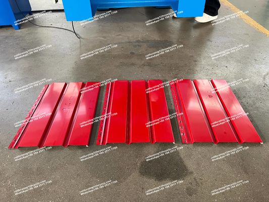 Máquina de formação de rolos de painéis de parede da Georgia para edifícios metálicos comerciais
