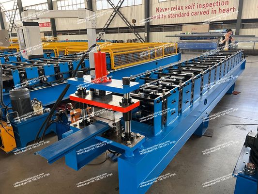 Máquina de moldagem de rolos de painéis de parede de folha de parede de 3 fases Sistema de controlo PLC