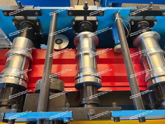 20 Sistema de controlo da estação de rolos PLC Control Cold Steel Roll Forming Machine For Wall
