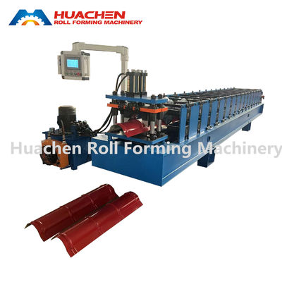 China Ridge Cap Tile Roll Forming Making Machine (Machina de fabricação de moldes de azulejos)