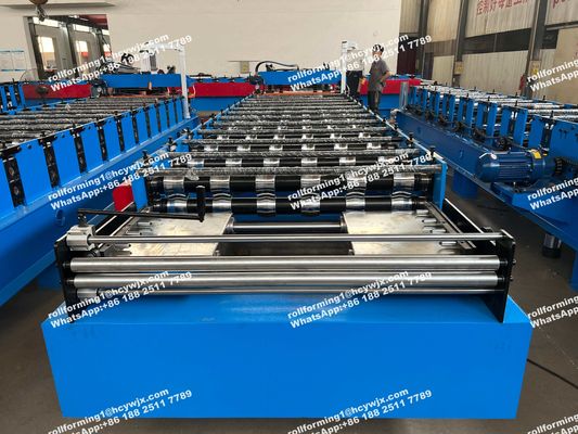 Máquinas de Conformação de Rolo de Chapa Galvanizada de 1250mm, Potência de 5,5kw