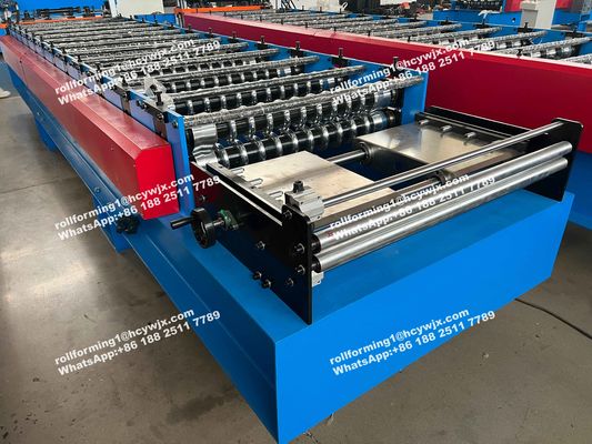 Máquina de Conformação Corrugada com Transmissão por Corrente de Alta Velocidade para Painéis de Parede e Revestimento