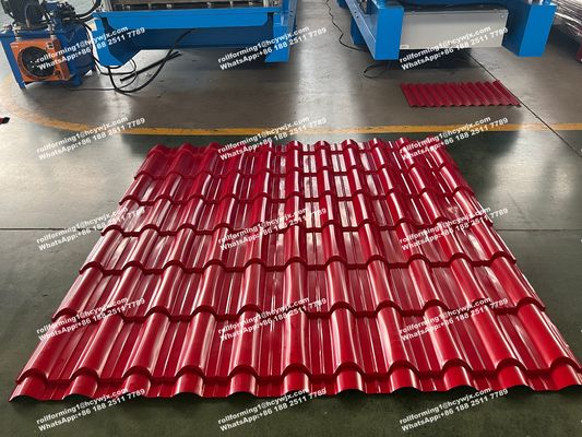Máquina de Formação de Telhas/Máquina de Fazer Telhas Esmaltadas/Perfiladeira de Chapa de Aço