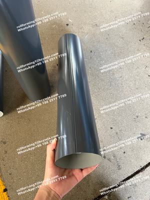 Máquina de Conformação de Rolo para Calha Redonda para Tubo de Descida de Água Pluvial / Tubo de Água