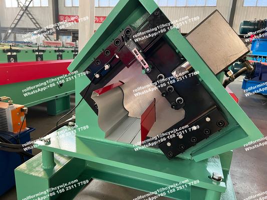 Máquina de Calha de Aço / Alumínio / Cobre para Perfis de Calhas de Água da Chuva