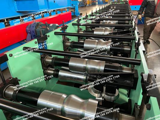 Máquina de Calha de Aço / Alumínio / Cobre para Perfis de Calhas de Água da Chuva