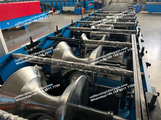 Máquina de Conformação de Telha Cumeeira Automática Personalizada com Motor Principal de 5,5Kw e Controle PLC para Chapa com Espessura de 0,3-0,6mm