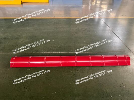 A placa de aço faz Ridge tampar o tampão Cold Roll de Ridge da máquina da telha que forma a máquina