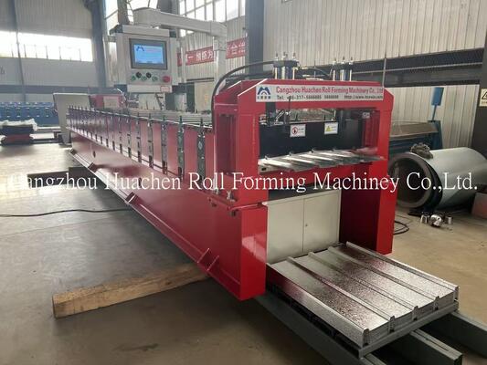 0-15m/min Velocidade 18 estações Chain Drive Roofing Sheet Roll Forming Machine para construção