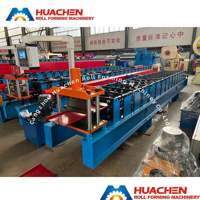 Panel Thickness 0.3-0.6mm Wall Panel Roll Forming Machine Hydraulic Manual Decoiler Motor Power 4 plus 4KW Production Equipment