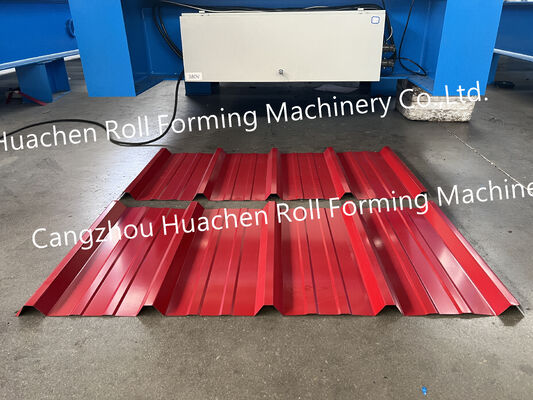High-strength rolled wall panel forming machine with control system