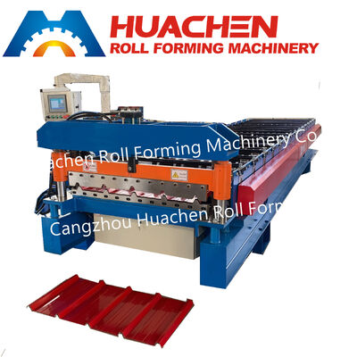 15 Stations Wall Panel Roll Forming Machine with 45# Steel Construction and Chain Drive for Efficient Production