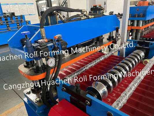 Máquina de fabricação de telhados de chapas metálicas Máquina de fabricação de telhados corrugados e trapezoides Máquina de formação de rolos de telhados