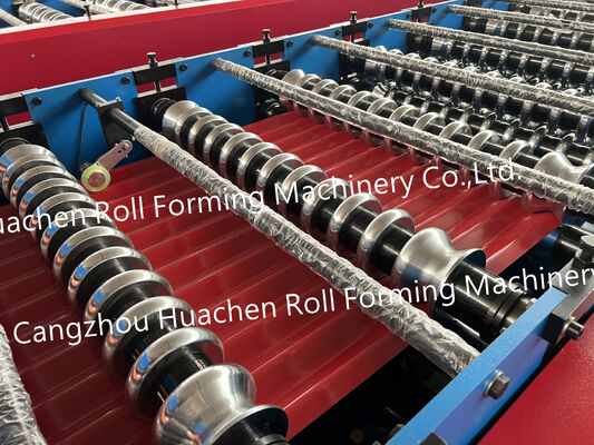 Máquina de fabricação de telhados de chapas metálicas Máquina de fabricação de telhados corrugados e trapezoides Máquina de formação de rolos de telhados
