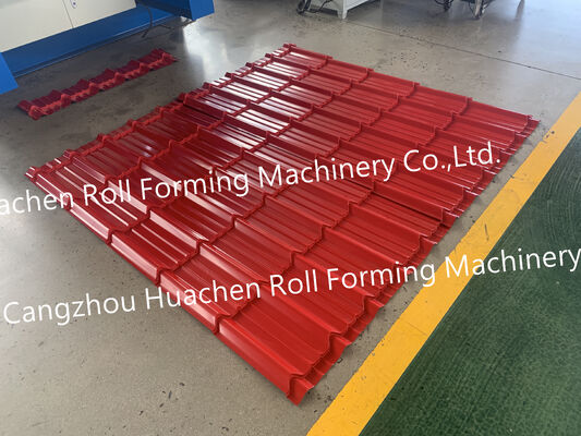 Máquina automática de laminação de chapas onduladas de metal de camada única - Fabricação de telhados - Máquina de laminação de azulejos - Equipamento industrial