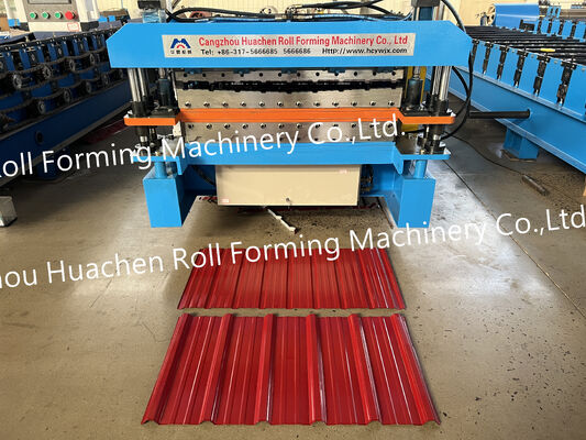 Máquina de moldagem de rolos de telhado de camada dupla Ibr & Step Tile Sheet Making Machine