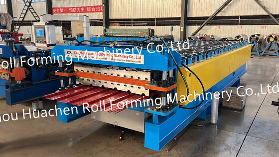 Máquina de moldagem de rolos de telhado de camada dupla Ibr & Step Tile Sheet Making Machine