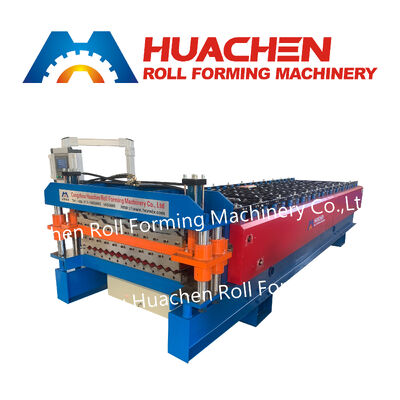 Máquina de fabricação de chapas onduladas