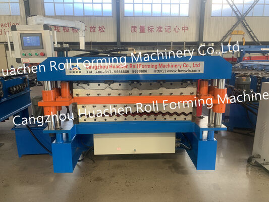 Máquina de fabricação de chapas onduladas