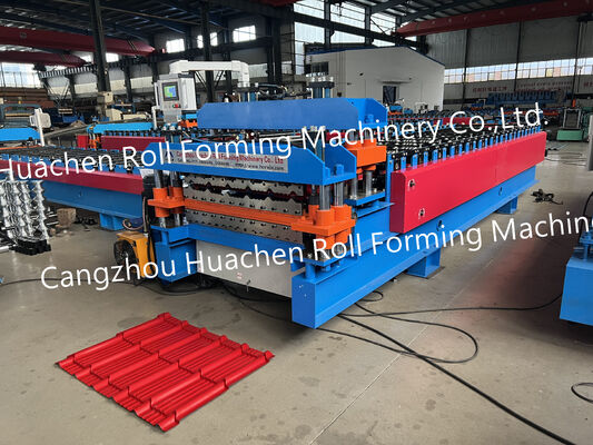 Máquina de fabricação de azulejos de aço