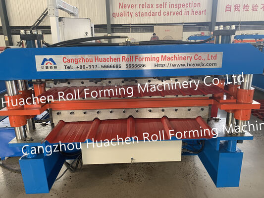 Máquina de formação de bobinas de aço galvanizado de duas camadas fabricada por fabricantes chineses