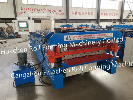 Máquina de formação de bobinas de aço galvanizado de duas camadas fabricada por fabricantes chineses